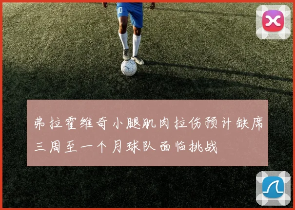 弗拉霍维奇小腿肌肉拉伤预计缺席三周至一个月球队面临挑战